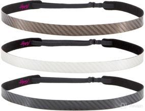 img 3 attached to Hipsy Womens Adjustable Skinny Headband