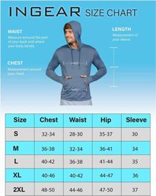 img 1 attached to Stay Protected Outdoors With Men'S UV/Sun Protection Hoodie T-Shirt – Perfect For Running And Hiking