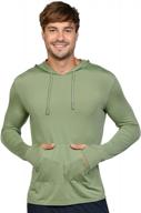 stay protected outdoors with men's uv/sun protection hoodie t-shirt – perfect for running and hiking logo