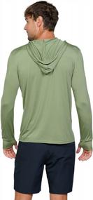 img 2 attached to Stay Protected Outdoors With Men'S UV/Sun Protection Hoodie T-Shirt – Perfect For Running And Hiking