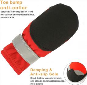 img 2 attached to Anti-Slip Dog Boots For Large And Medium Breeds - Winter Paw Protection With Adjustable Straps And Waterproof Design - Comfortable Pet Shoes For Hiking And Outdoor Activities