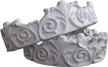 european vintage flower crown mouldings trim for artistic home decor - zhangbl flexible modelling, 1.93" x 115 logo