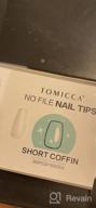 img 1 attached to 240Pcs Soft Gel Nail Tips, TOMICCA Short Almond Pre-Shaped Half Matte Fake Gelly Press On Acrylic False Nails For DIY Extension Salon review by Jennifer Romero