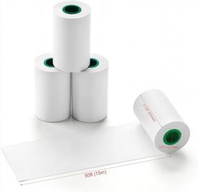 img 3 attached to 50 Pack Of BPA And BPS Free Methdic 2 1 4 X 50' Thermal Paper Rolls For Credit Cards