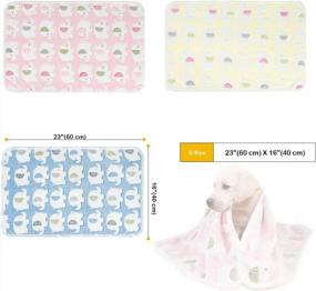img 1 attached to Keep Your Furry Friend Cozy And Comfortable With These Dono Pet Blankets In Paw Print Design