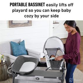 img 3 attached to 👶 Graco Pack 'n Play Close2Baby Bassinet Playard - Portable Bassinet with Diaper Changer and More, Derby