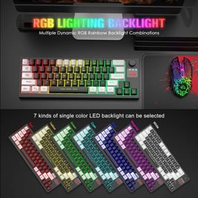 img 2 attached to Enhance Your Gaming Experience With FELICON'S Rechargeable RGB Backlit Mechanical Keyboard And Mouse Combo