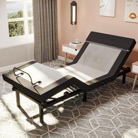img 4 attached to Experience Ultimate Comfort With YITAHOME'S Adjustable Electric Bed Base With Massage, Zero Gravity & Dual USB Ports