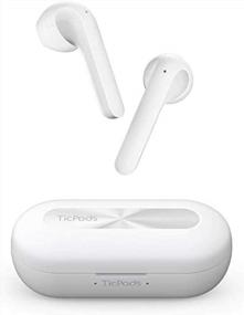 img 4 attached to TicPods 2 Pro Plus True Wireless Earbuds Independent Connection Bluetooth 5.0 With Dual-Mic Semi-In-Ear Design Voice Assistant Head Gesture Touch Controls IPX4 Water Resistant 20H Battery, Ice