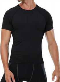 img 3 attached to Men'S Cool Dry Compression Short Sleeve Sports Baselayer T-Shirts Tops (Pack Of 1 Or 3)