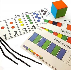 img 4 attached to Повысьте уровень обучения вашего ребенка с помощью игр для малышей Skoolzy Pegboard - выкройки, считай, кружева и играй с красочными карточками