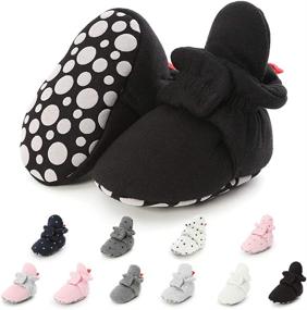 img 3 attached to Meckior Newborn Booties Toddler Slippers Boys' Shoes ~ Boots