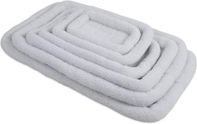 img 1 attached to 🐾 Cozy and Comfortable: Precision Pet Fleece Crate Bed - Ideal for Your Beloved Pet's Ultimate Relaxation