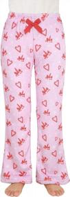 img 2 attached to Cozy Up For Bedtime: HDE Girl'S Soft Fleece Pajama Pants For A Comfy Sleepwear Experience