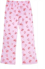 img 3 attached to Cozy Up For Bedtime: HDE Girl'S Soft Fleece Pajama Pants For A Comfy Sleepwear Experience