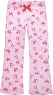 cozy up for bedtime: hde girl's soft fleece pajama pants for a comfy sleepwear experience logo