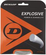 dunlop sports explosive polyester tennis string logo