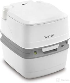 img 2 attached to 🚽 Thetford Porta Potti 365 Piston 4/5.5G - White Portable Toilet, in One Size