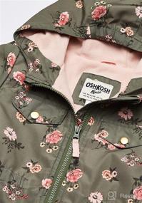 img 2 attached to Midweight Hooded Anorak Jacket Floral Apparel & Accessories Baby Boys : Clothing