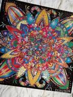 img 1 attached to 1000 Piece Mandala Jigsaw Puzzle - Creative Colorful Black Fantasy Bgraamiens Color Challenge Puzzle review by John Kachinosky