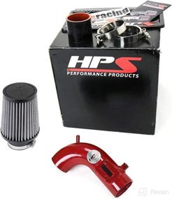 img 1 attached to Комплект воздухозаборника HPS Performance Red Shortram Cool Ram, совместимый с Honda CR-Z 2011-2016 1