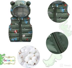 img 2 attached to Todder Cartoon Sleeveless Lightweight Waistcoat Apparel & Accessories Baby Boys : Clothing