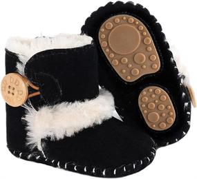 img 4 attached to Dejian Newborn Prewalker Non Skid Toddler Boys' Shoes ~ Boots