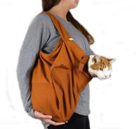 cat-in-the-bag cozy comfort carrier: x-small to x-large cat bag pet carrier - 8 color options for grooming, vet visits, medication administration, dental care, bathing, nail trimming, and car travel logo