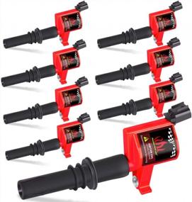 img 4 attached to Revamp Your Ford Lincoln Mercury'S Ignition With CarBole Pack Of 8 Straight Boot Ignition Coils