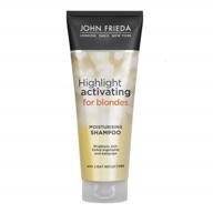 get lustrous highlights with john frieda sheer blonde moisturising shampoo - 250ml logo