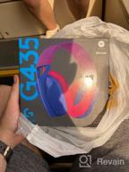img 2 attached to Logitech G435: The Ultimate Lightweight Wireless Gaming Headset with Built-in Mics and Dolby Atmos Compatibility review by Makoto Ueba ᠌