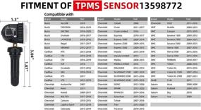 img 3 attached to 🔧 High-Quality 13598772 315MHz TPMS Sensor for Chevrolet Silverado, GMC Sierra, and more