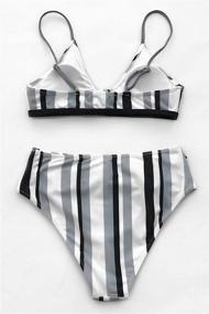 img 1 attached to 👙 CUPSHE Women's Bowknot Shirred Swimsuit: Chic Swimwear and Cover Ups for Women