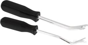 img 1 attached to 🔧 TCP Global 2 Pcs Door Panel and Plastic Fastener Removal Pry Tool Set - 8" & 9" - Effortlessly Remove Auto Trim Upholstery Clips