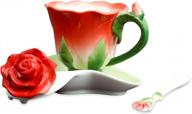 beddinginn pink tea cups and saucers (red) логотип