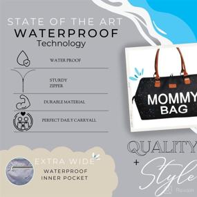 img 3 attached to Overnight Maternity Waterproof Stroller Changing Diapering ~ Diaper Bags