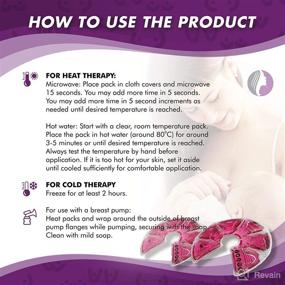 img 1 attached to 🤱 Breast Therapy Gel Pads for Breastfeeding Relief + Kids Ice Pack. Hot & Cold Therapy for Mastitis, Engorgement, Swelling, and Pain Relief. Unblock Clogged Ducts, Enhance Let-Down & Reduce Pumping Time