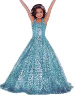 gzcdress sequins toddler pageant dresses for girls' clothing logo