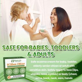 img 1 attached to Natrulo'S Herbal Eczema &amp; Psoriasis Cream - увлажняющий лосьон-мазь для чувствительной кожи у взрослых, детей и младенцев