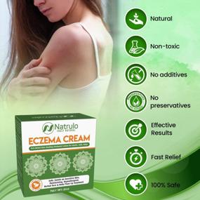 img 2 attached to Natrulo'S Herbal Eczema &amp; Psoriasis Cream - увлажняющий лосьон-мазь для чувствительной кожи у взрослых, детей и младенцев