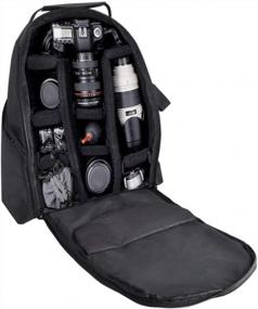 img 1 attached to Ultimaxx Lightweight And Water-Resistant DSLR Camera Backpack Ideal For Nikon, Canon, Sony, Olympus, And Panasonic Cameras And Camcorders