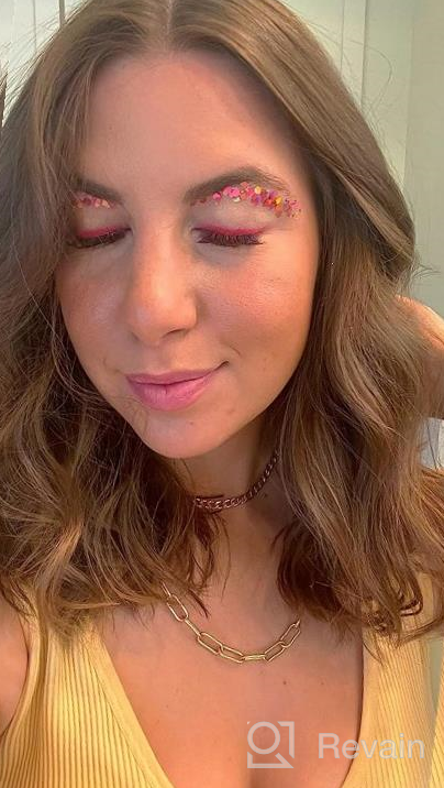 img 1 attached to 10G Chunky Glitter Set - Mermaid Dreams Holographic Face, Hair, Eye, And Body Glitter For Women. Perfect For Raves, Festivals, And Cosmetic Makeup. Loose Glitter With Stunning Shimmer And Shine. review by Noah Jess