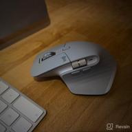 img 1 attached to 🖱️ Logitech MX Master Wireless Mouse: High-Precision Sensor, Easy-Switch up to 3 devices, Meteorite Black review by Abhey Raj ᠌
