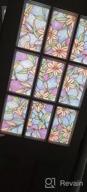 img 1 attached to Coavas Frosted Stained Glass Window Film For Privacy | Non-Adhesive Static Cling Window Decor | Ideal For Home, Office, And Church | 17.7 X 78.7 Inches review by David Flores
