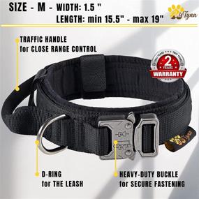 img 3 attached to ADITYNA Tactical Dog Collar Black