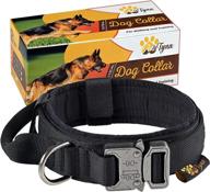 adityna tactical dog collar black logo