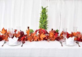 img 1 attached to Add A Touch Of Autumn With Lvydec'S 2 Pack Maple Leaf Fall Garlands - Perfect For Home Decor, Weddings, Parties And Thanksgiving