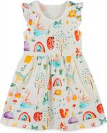 hileelang хлопковое платье без рукавов для маленьких девочек, повседневный летний сарафан, юбка-джемпер с цветочным принтом логотип