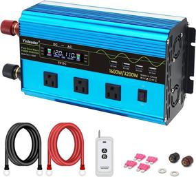 img 4 attached to Yinleader Inverter Converter Display Outlets Car Electronics & Accessories