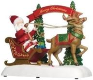 рождественский музыкальный олень с подсветкой логотип